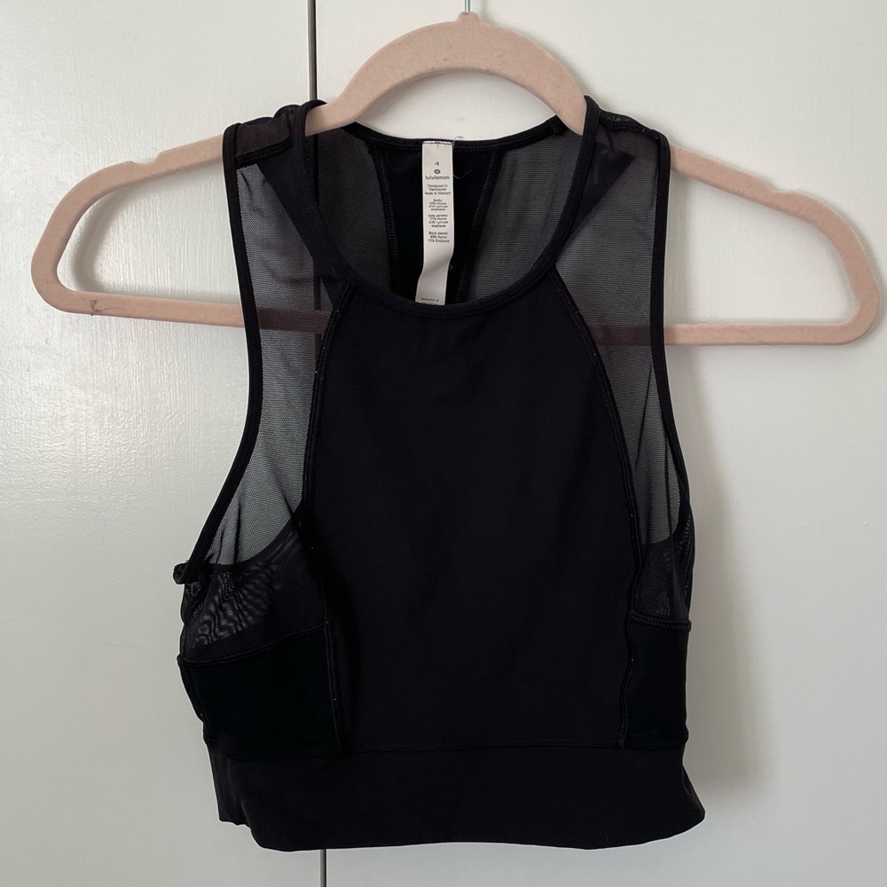 Lulu lemon Black Crop Top